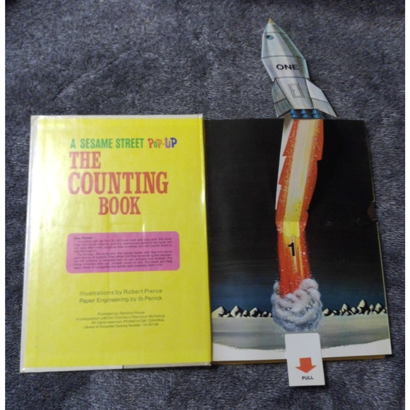 Vintage Sesame Street Pop-Up - The Counting Book. Paper Engineering by Ib Penick - Picture 3 of 8